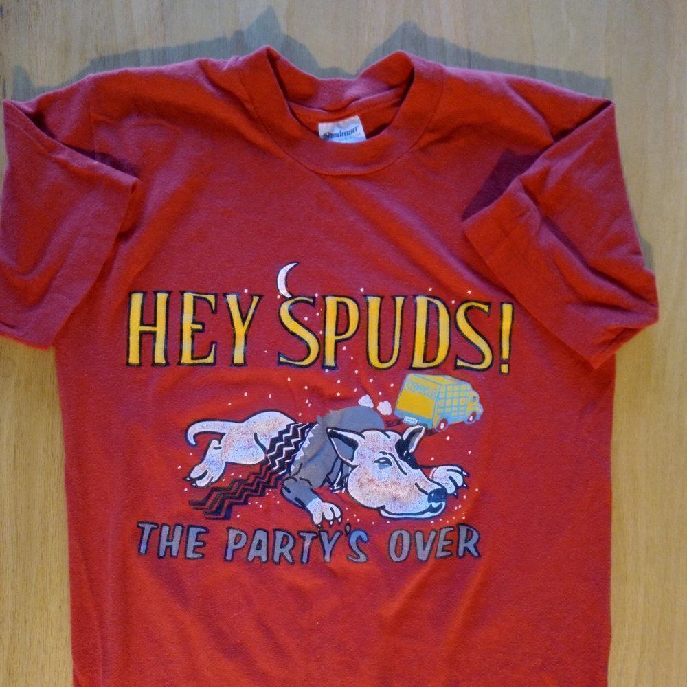 Vintage Spuds MacKenzie Parody Bud Light Coors Truck T-Shirt